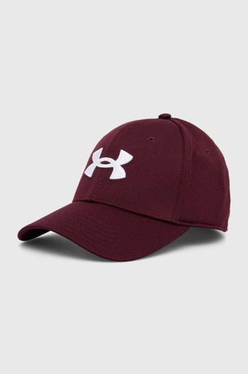 Kšiltovka Under Armour vínová barva, s aplikací, 1376700