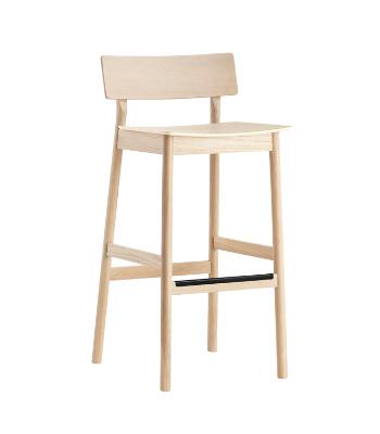 Barová židle "Pause 2.0", 75 cm, 2 varianty - Woud Varianta: dub, světlý lak