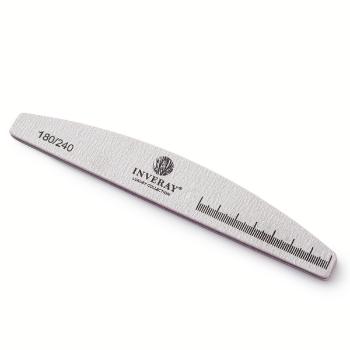 Inveray Nail File 180/240 Halfmoon Grey