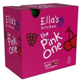 Ella's Kitchen BIO Pink One ovocné smoothie s dračím ovocem (5× 90 g) (5060107335844)