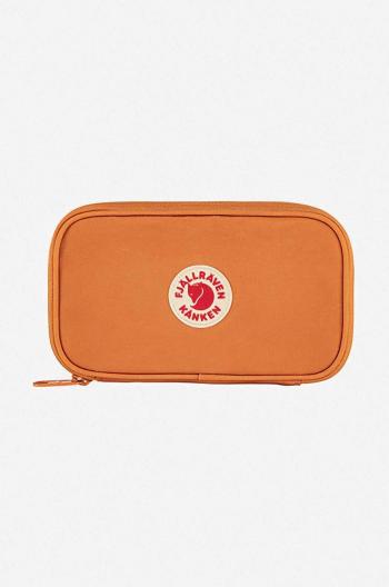 Peněženka Fjallraven Kanken Travel Wallet oranžová barva, F23781.206-206