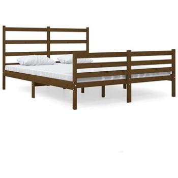Rám postele medový masivní borovice 120 × 190 cm Small Double, 3103686 (3103686)