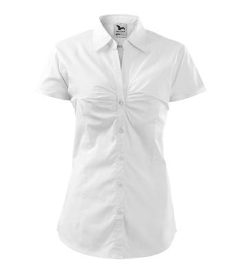 MALFINI Dámská košile s krátkým rukávem Chic - Bílá | XS