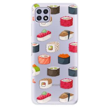 Odolné silikonové pouzdro iSaprio - Sushi Pattern - Samsung Galaxy A22 5G