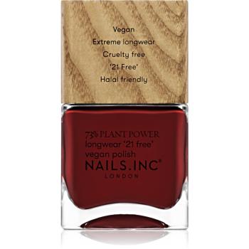 Nails Inc. Vegan Nail Polish dlouhotrvající lak na nehty odstín Swear By Salutation 14 ml