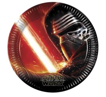 Talíře papírové Star Wars - The Force Awaknes 23 cm - 8 ks - GoDan