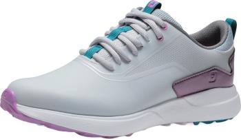 Footjoy Performa Grey/White/Purple 39 Dámske golfové boty