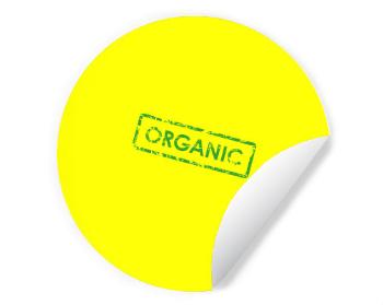 Samolepky kruh Organic