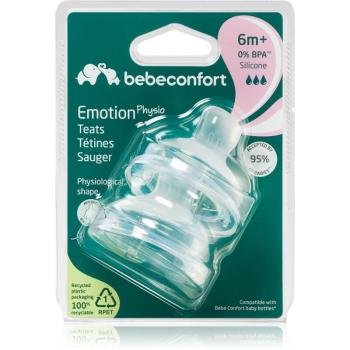 Bebeconfort Emotion Physio Fast Flow savička na láhev 6 m+ 2 ks