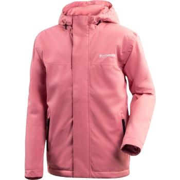 Klimatex FISTANA Dětská outdoorová bunda s kapucí, růžová, velikost 110