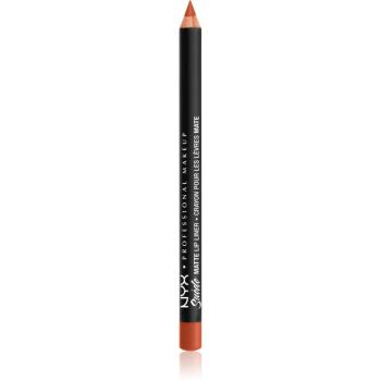 NYX Professional Makeup Suede Matte Lip Liner matná tužka na rty odstín 56 Peach Don’t Kill My Vibe 1 g