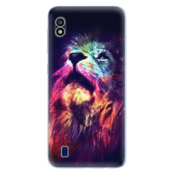 Odolné silikonové pouzdro iSaprio - Lion in Colors - Samsung Galaxy A10