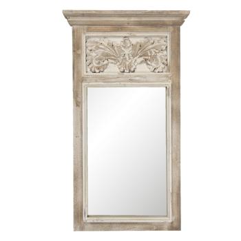 Zrcadlo v masivním dřevěném vintage rámu Rogier - 63*6*113 cm 52S234