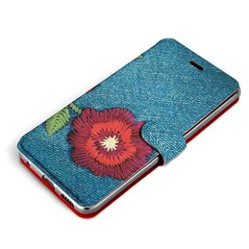 Mobiwear Flip pouzdro pro Samsung Galaxy M52 5G - MD05P Džínové květy (5903516921287)