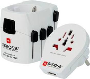 Cestovní adaptér Skross PRO World & USB 1302535