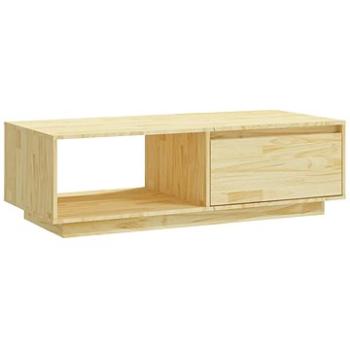 SHUMEE Konferenční stolek 110 × 50 × 33,5 cm masivní borové dřevo, 809882 (809882)