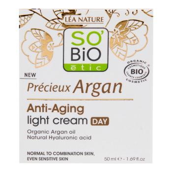 Krém denní lehký pro normální až smíšenou pleť 50 ml BIO Anti-age Precieux Argan SO’BiO étic