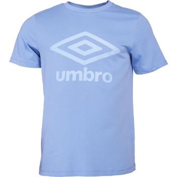 Umbro LARGE COTTON LOGO TEE Pánské triko, modrá, velikost