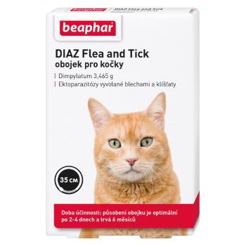 Antiparazitní obojek pro kočky Beaphar DIAZ 35 cm