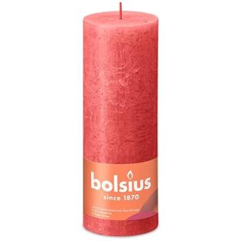 BOLSIUS rustikální sloupová květinově růžová 190 × 68 mm (8717847148162)