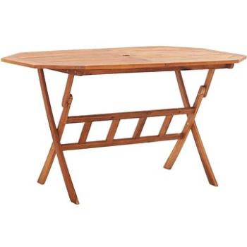  Skládací zahradní stůl 135 x 85 x 75 cm masivní akáciové dřevo (46657)