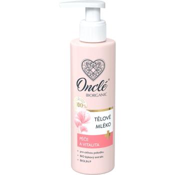 Onclé Biorganic tělové mléko na citlivou pokožku 200 ml