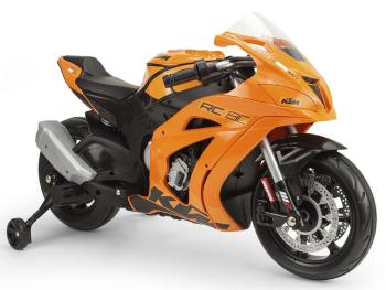 Injusa 6493 Dětská elektrická motorka KTM RC8C 12V se zvuky