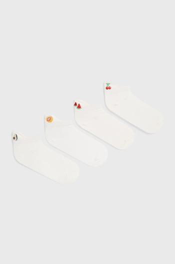 Ponožky Answear Lab dámské, bílá barva