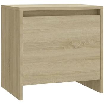 SHUMEE Noční stolek dub sonoma 45 × 34 × 44,5 cm dřevotříska, 809869 (809869)