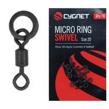 Cygnet obratlík s kroužkem micro ring swivel velikost 20