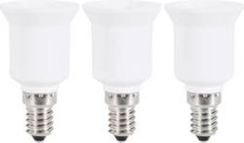 Redukce Renkforce pro E14 ⇔ E27, 97029c81h, max. 75 W, bílá, sada 3 ks