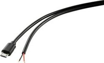 TRU COMPONENTS Napájecí kabel 1.00 m černá, TC-8990608