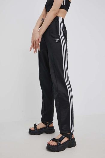 Kalhoty adidas Originals Adicolor HF7528 dámské, černá barva,