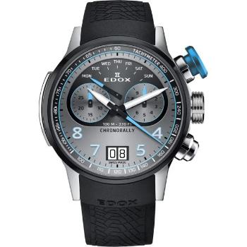 EDOX Chronorally Quartz Chronograph 38003-TINBU-GNBU