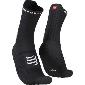 Compressport PRO RACING SOCKS v4.0 TRAIL Běžecké ponožky, černá, velikost