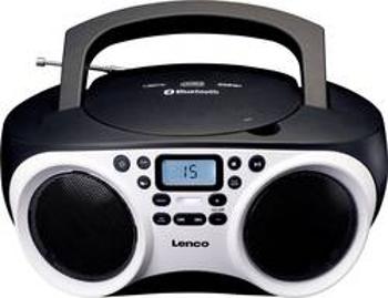 CD-rádio Lenco SCD-501, AUX, Bluetooth, CD, USB, bílá, černá