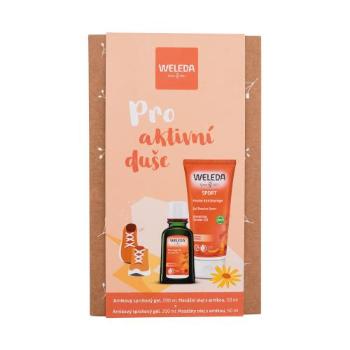 Weleda Arnica Sports dárková kazeta sprchový gel Arnica Sports Shower Gel 200 ml + masážní olej Arnica Massage Oil 50 ml unisex