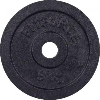 Fitforce PLB 5KG 30MM Nakládací kotouč, černá, velikost 5 KG