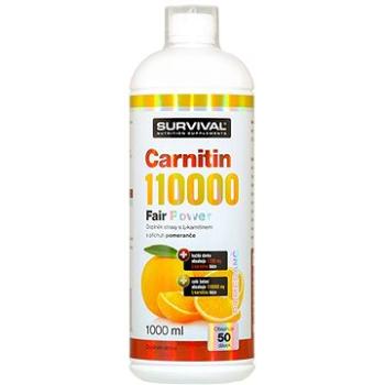 Survival Carnitin 110000 Fair Power 1000 ml pomeranč (8594056371488)