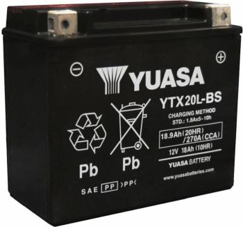 Yuasa Battery YTX20L-BS Moto baterie