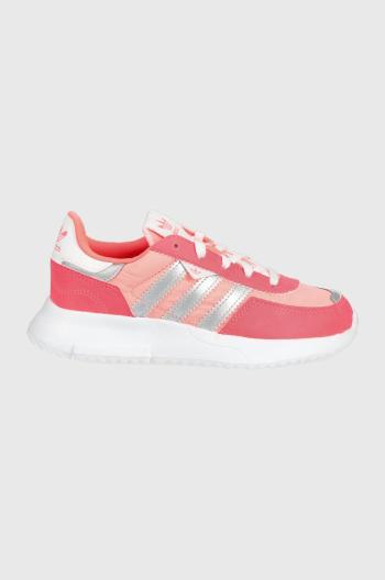 Dětské sneakers boty adidas Originals Retropy GZ0854 růžová barva