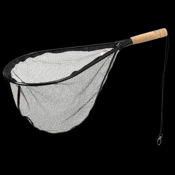 Dam podběrák s korkovou rukojetí wading fly net cork 40x28x25 cm