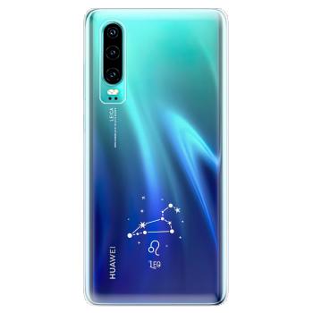 Odolné silikonové pouzdro iSaprio - čiré - Lev - Huawei P30