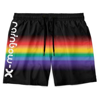 Pánské plavky short – Rainbow gradient (Velikost: 2XL)