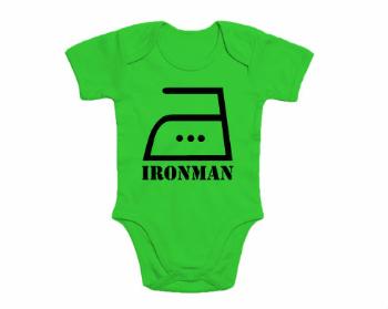 Dětské body krátký rukáv premium Ironman