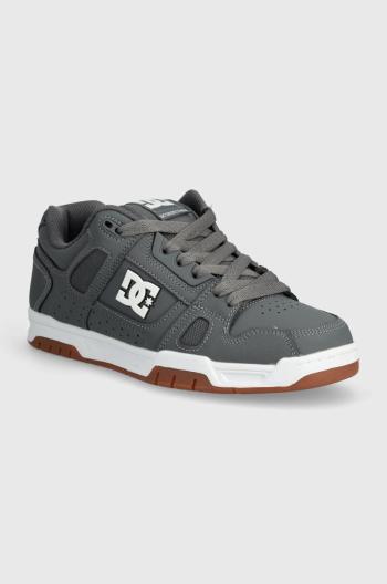 Sneakers boty DC Stag šedá barva, 320188