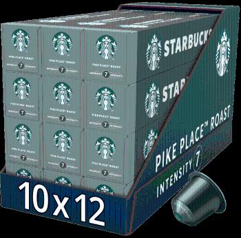 Starbucks by Nespresso Pike Place Roast - kávové kapsle – 12x10 kapslí v balení