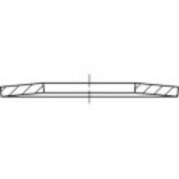 Talířové pružiny vnitřní Ø: 4.2 mm DIN 2093 pružinová ocel 200 ks TOOLCRAFT 137284