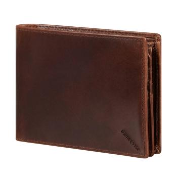 Samsonite Pánská kožená peněženka Veggy 047 - hnědá