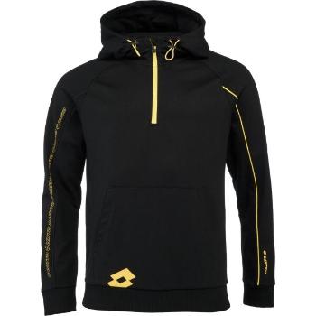 Lotto LOGO DUE HOODIE Pánská mikina, černá, velikost